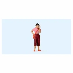 Preiser 28166 characters, woman on the phone - Preiser - Preiser_28166