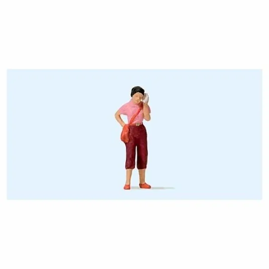 Preiser_28166-Preiser 28166 characters, woman on the phone - Preiser_28166