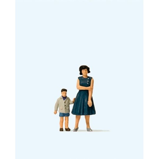Preiser 28169 characters, woman and her son - Preiser - Preiser_28169 Preiser_28169-Preiser 28169 characters, woman and her son - Preiser_28169