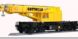 Kibri 26000 Wagon grue Gottwald GS 100.06 T, pour charge lourde et dépannage, télescopique Kibri Kibri_26000 - 1