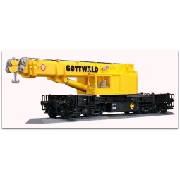 Kibri 26000 Gottwald GS 100.06 T crane wagon, for heavy loads and r...