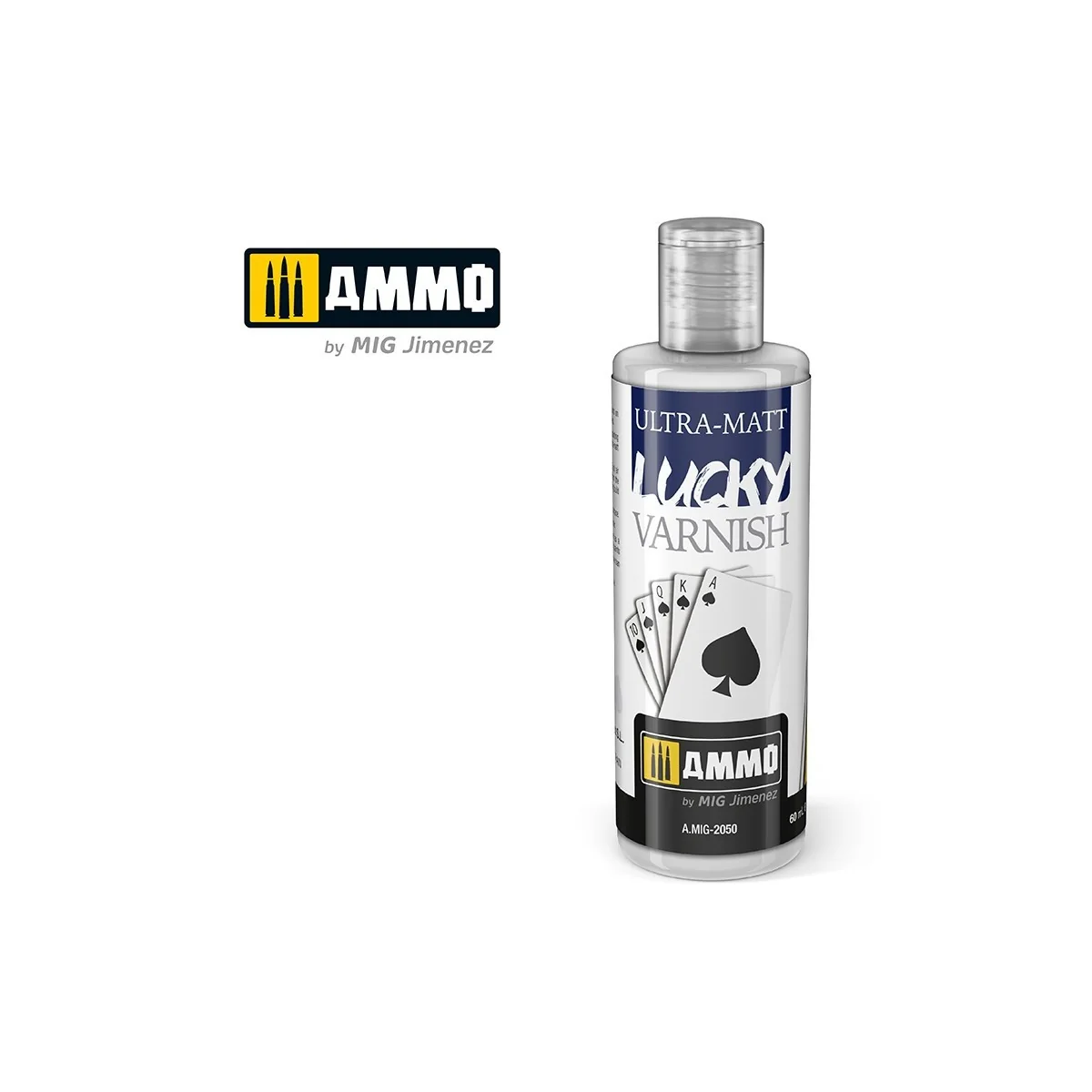 Peinture acrylique VERNIS ULTRA MAT LUCKY (60ml) Mig AMMO - MIG Jimenez A.MIG-2050 - 1