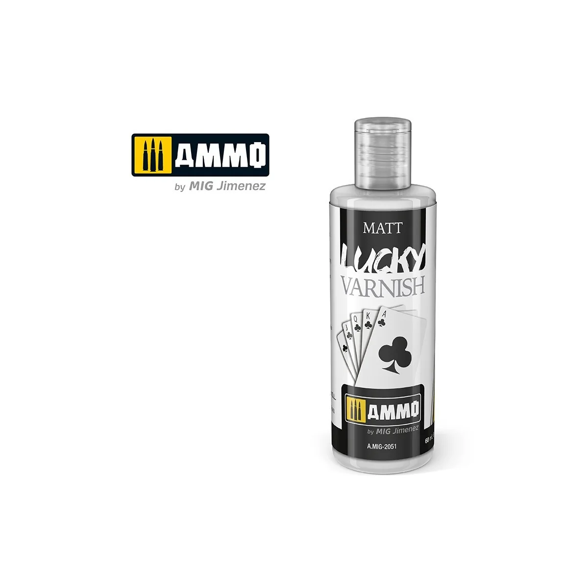 LUCKY MATTE VARNISH acrylic paint (60ml) Mig - A.MIG-2051 LUCKY MATTE VARNISH acrylic paint (60ml) Mig - A.MIG-2051