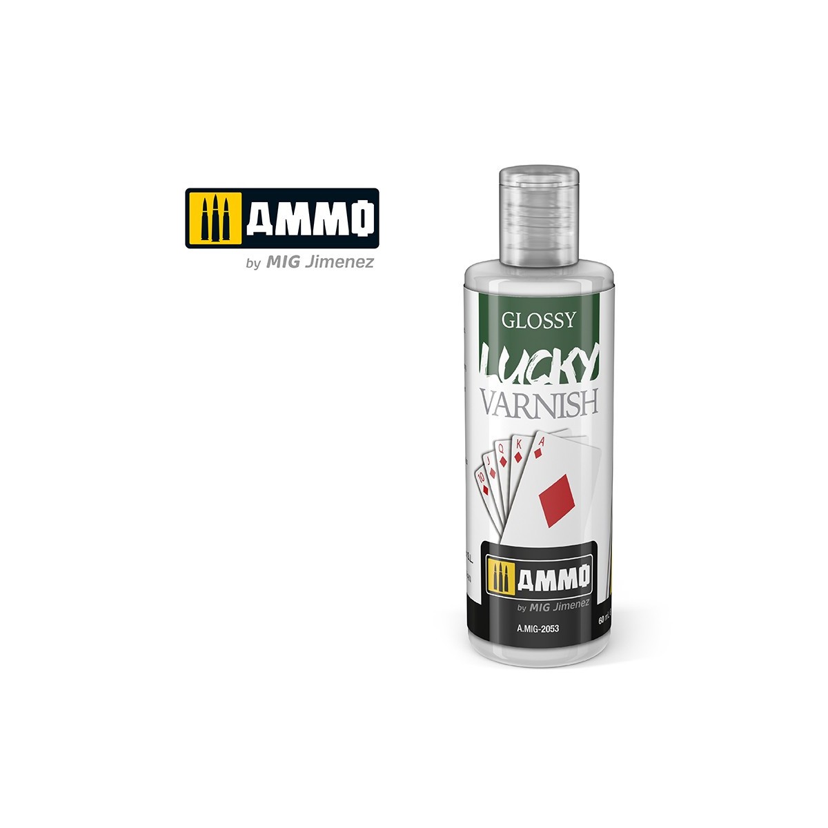 Peinture acrylique VERNIS BRILLANT LUCKY (60ml) Mig AMMO - MIG Jimenez A.MIG-2053 - 1