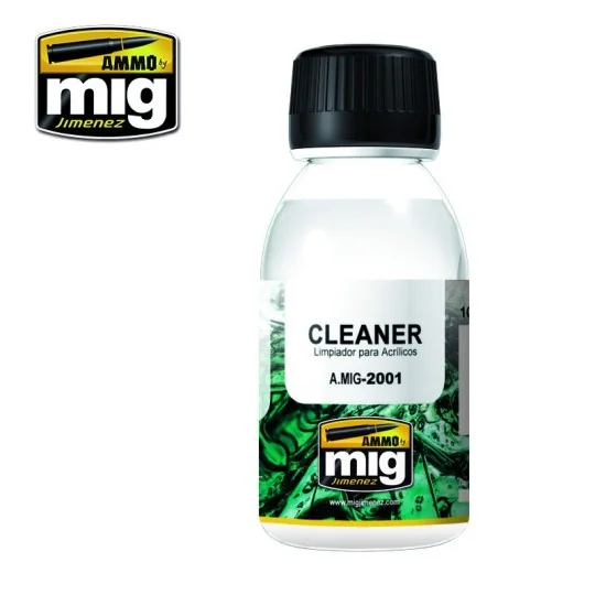 Mig Acrylic Paint Cleaner (100ml) A.MIG-2001-Mig Acrylic Paint Cleaner (100ml) - A.MIG-2001