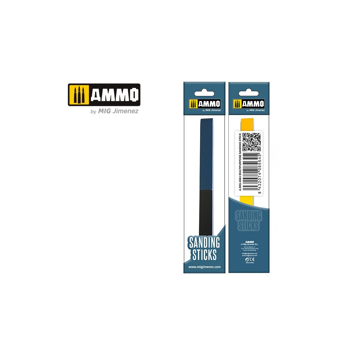 Stick, versatile Mig sanding file