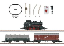 Marklin 81701 Starter Set BR 89 Steam Freight Train, Z Scale