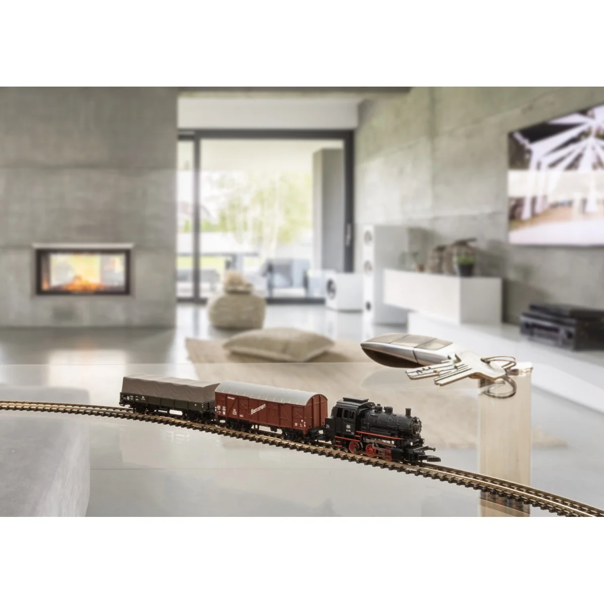 Marklin 81701 Starter Set BR 89 Steam Freight Train, Z Scale Marklin 81701 Starter Set BR 89 Steam Freight Train, Z Scale