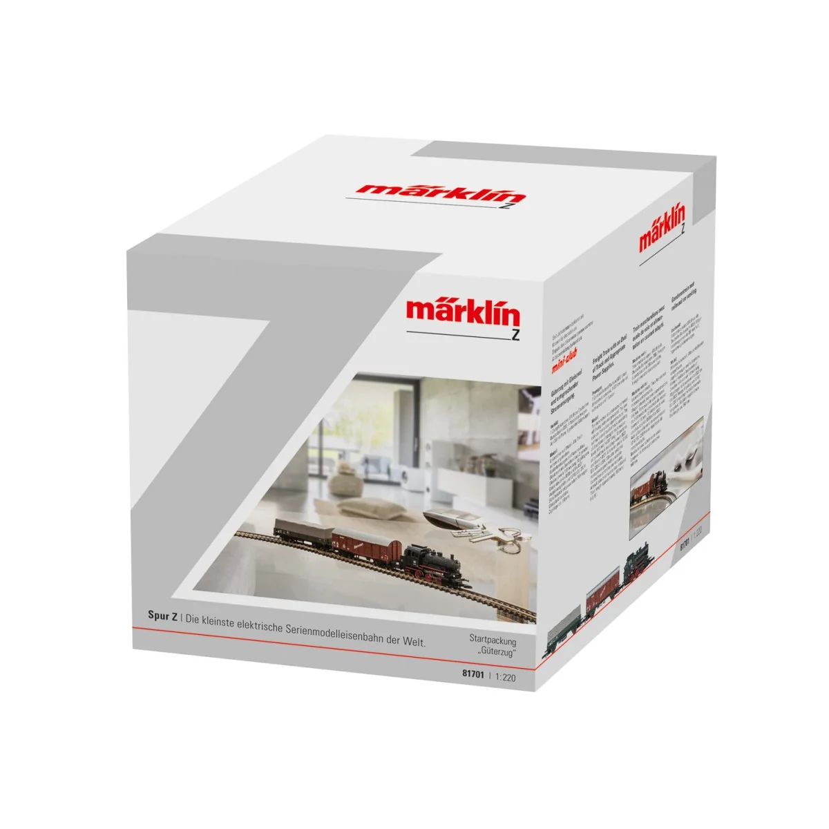 Marklin 81701 Starter Set BR 89 Steam Freight Train, Z Scale Marklin 81701 Starter Set BR 89 Steam Freight Train, Z Scale