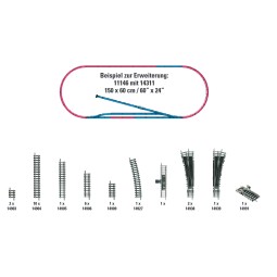 MiniTrix 14311 H1 Additional Track Set - Trix_14311