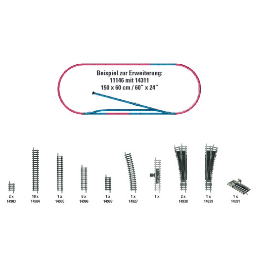Trix_14311-MiniTrix 14311 H1 Additional Track Set