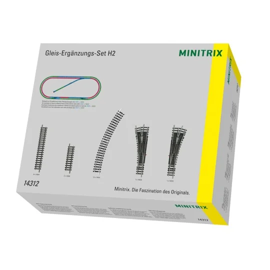 Trix_14312-MiniTrix 14312 Coffret de voies complémentaire H2