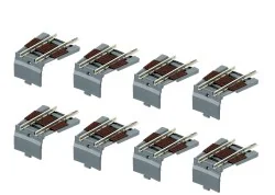 Trix 66571 Turntable Track Ends 66570 (x8), for N gauge