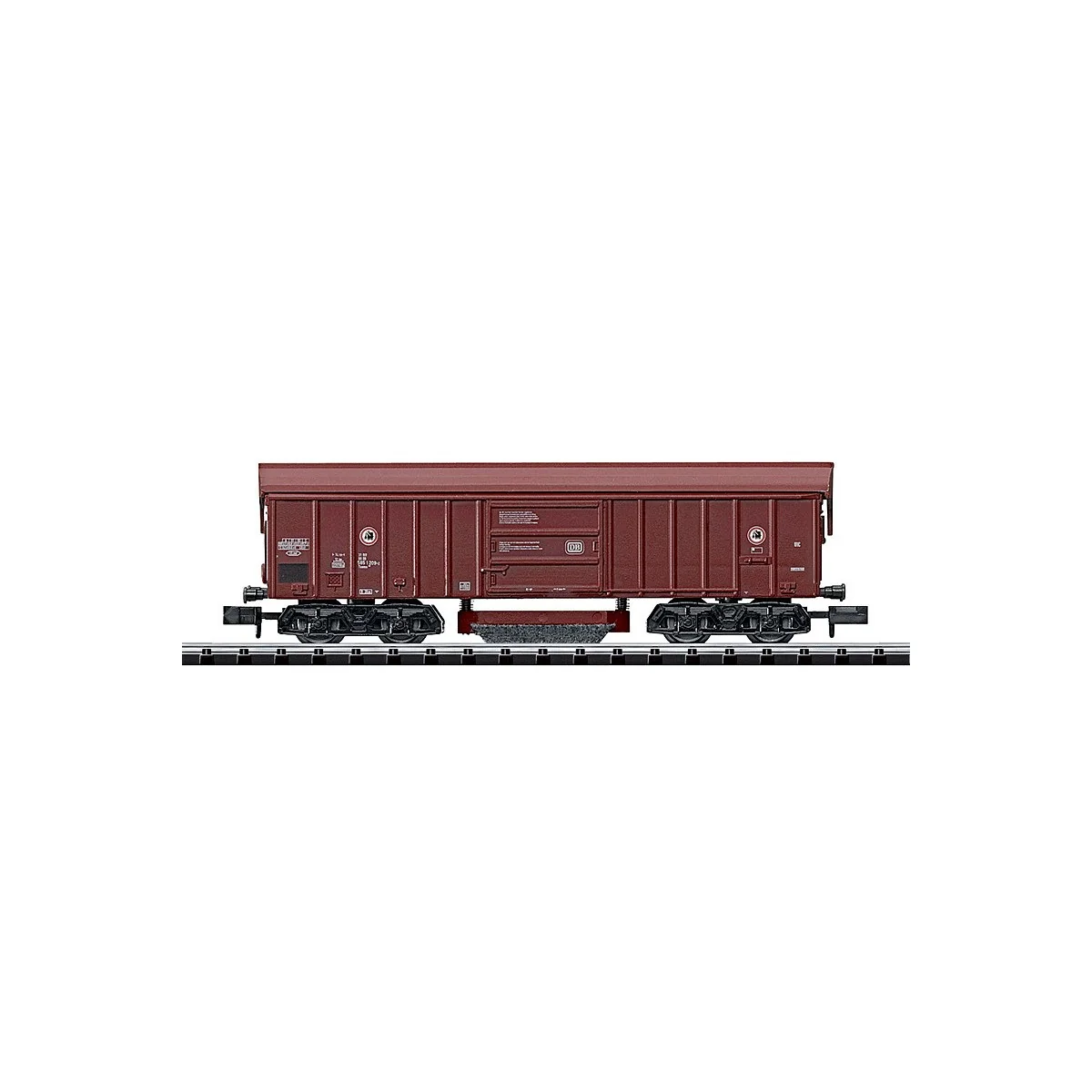MiniTrix 15500 Track Cleaning Wagon, Covered, DB, N Scale MiniTrix 15500 Track Cleaning Wagon, Covered, DB, N Scale