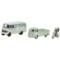 Schuco 452671700 Set of 3 vehicles: Vespa with 2 figures, Mercedes ... Schuco_452671700-Schuco 452671700 Set of 3 vehicles: Vespa with 2 figures, Mercedes Benz L19, Volkswagen T1