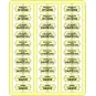 Ree Modeles XB 054 Route signs for passenger cars, West, blue lette... XB-054-Ree Modeles XB 054 Route signs for passenger cars, West, blue lettering - XB-054