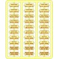 Ree Modeles XB 048 Route Plates for Passenger Cars, North - Ree Mod... XB-048-Ree Modeles XB 048 Route Signs for Passenger Cars, North, Red Letters - XB-048