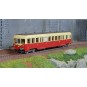 R37_HO41251-R37 HO41251 Remorque d'autorail ZS 17115, remorque pilote, 2ème classe, SNCF, rouge et crème, ep. III
