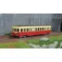 R37_HO41252-R37 HO41252 Remorque d'autorail ZS 17206, remorque pilote, 1ère /2ème classe, SNCF, rouge et crème, ep. III