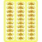 XB-046-Ree Modeles XB 046 Plaques Itinéraires pour voitures voyageurs, Ouest, lettres rouges