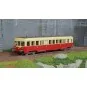 R37_HO41253-R37 HO41253 Remorque d'autorail ZR 27110, 2ème classe, SNCF, rouge et crème, ep. III