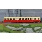 R37_HO41255-R37 HO41255 Remorque d'autorail ZR 27205, 1ère/2ème classe, SNCF, rouge et crème, ep. III
