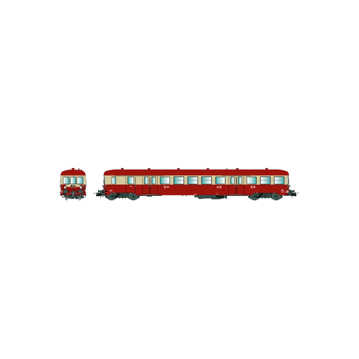 R37 HO41256 ZR BDX17108 railcar trailer, driving trailer, 2nd class... R37 HO41256 ZR BDX17108 railcar trailer, driving trailer, 2nd class...