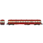 R37_HO41256-R37 HO41256 Remorque d'autorail ZR BDX17108, remorque pilote, 2ème classe, SNCF, rouge et crème, toit rouge, ep. IV