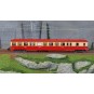 R37_HO41256-R37 HO41256 Remorque d'autorail ZR BDX17108, remorque pilote, 2ème classe, SNCF, rouge et crème, toit rouge, ep. IV