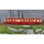 R37 HO41256 ZR BDX17108 railcar trailer, driving trailer, 2nd class... R37_HO41256-R37 HO41256 ZR BDX17108 railcar trailer, driving trailer, 2nd class, SNCF, red and cream, red roof, ep. IV