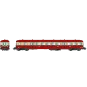 R37_HO41257-R37 HO41257 Remorque d'autorail ZR ABD X 17201, remorque pilote, 1ère/2ème classe, SNCF, rouge et crème, toit rouge, ep. IV