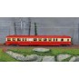 R37_HO41261-R37 HO41261 Remorque d'autorail ZR ABDX 17207, remorque pilote, 1ère/2ème classe, SNCF, rouge et crème, toit rouge, ep. IV