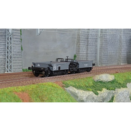R37_HO43100-R37 HO43100 Coupling of ballast wagons, VVsuw 953118, AL, ep. II
