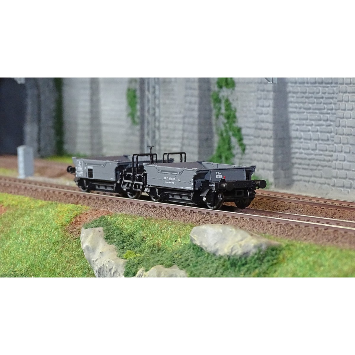 R37 HO43100 Coupling of ballast wagons, VVsuw 953118, AL, ep. II - ...