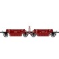 R37_HO43101-R37 HO43101 Coupling of ballast wagons, VTswf2 8956-55, PLM, ep. II