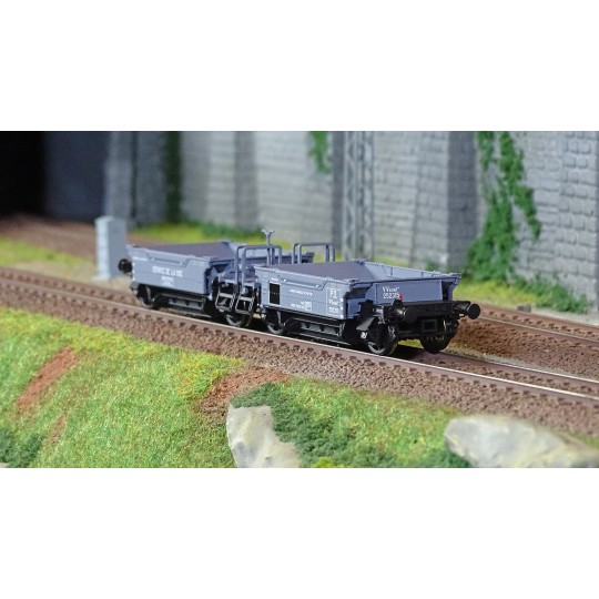R37_HO43102-R37 HO43102 Coupling of ballast wagons, VVsuwf2 252315, PO, ep. II