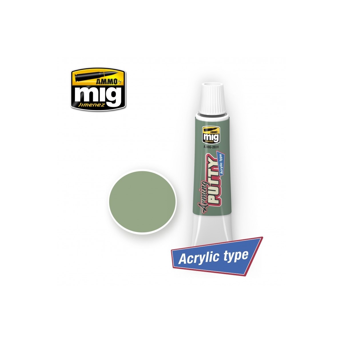 Mastic de rebouchage - Acrylique (20ml) Mig AMMO - MIG Jimenez A.MIG-2039 - 1