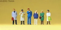 Preiser 14071 Figures, travelers waiting on the platform - Preiser ...