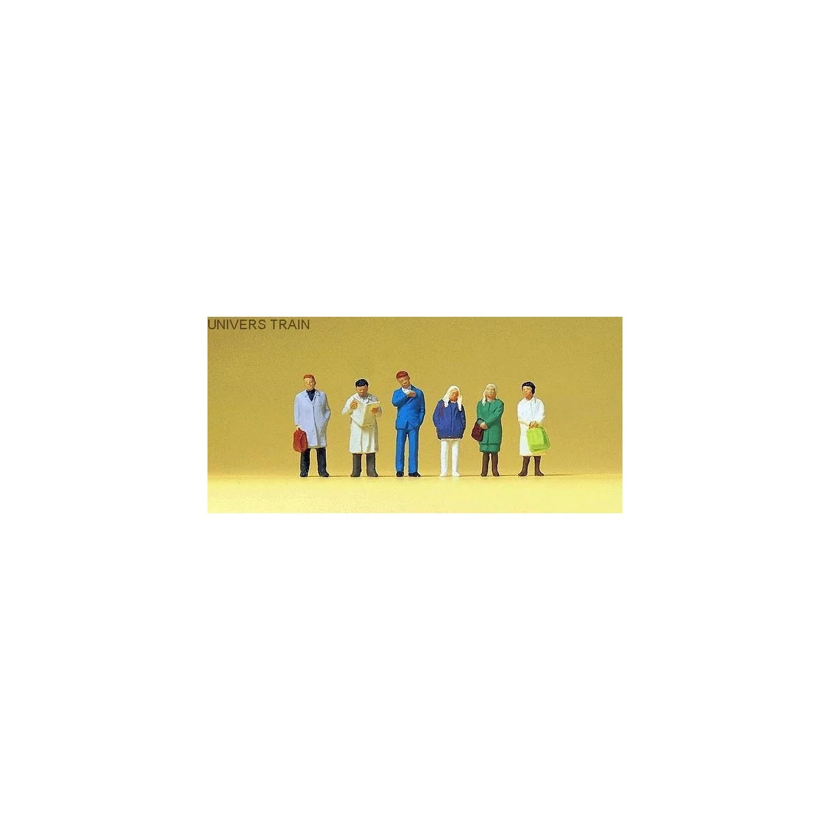 Preiser 14071 Personnages, voyageurs attendant sur le quai Preiser Preiser_14071 - 1