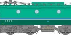 Ree Access JM006S CC 7103 electric locomotive, Avignon depot, RG Ye...