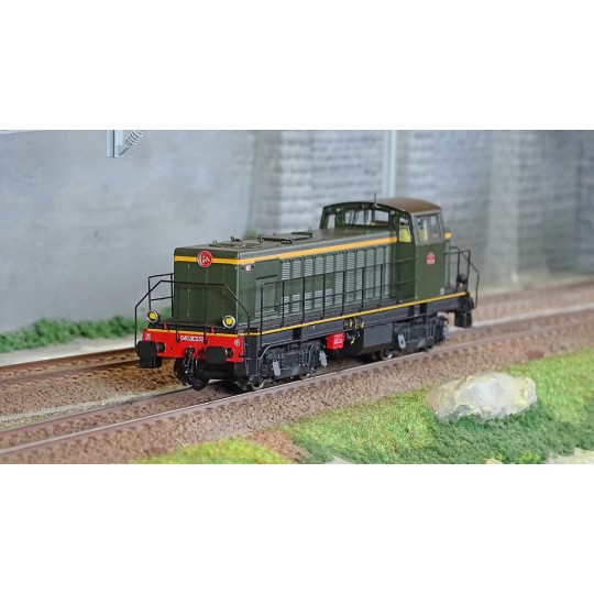 JM-007.S-Ree Access JM007S Locomotive diesel 040 DE 532 Livrée d'origine, plaques en relief, SNCF, digitale sonore