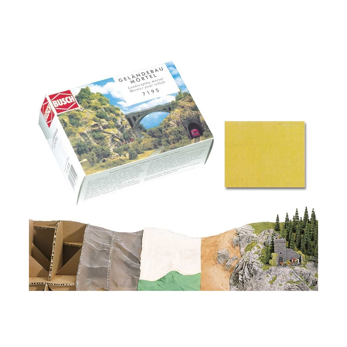 Busch 7195 Decorative Construction Mortar - Busch_7195