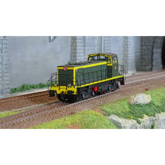 JM-008-Ree Access JM008 Locomotive diesel BB 63792, vert 301, plaques en relief, SNCF