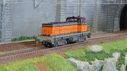 Ree Access JM010 Locomotive diesel BB 63568, Livrée Arzens Orange 435, logo nouille, SNCF Ree Modeles JM-010 - 1