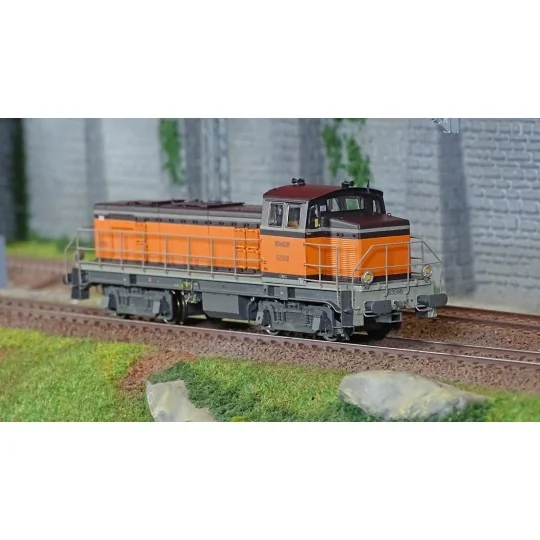 JM-010-Ree Access JM010 BB 63568 diesel locomotive, Arzens Orange 435 livery, SNCF logo