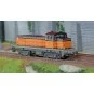 JM-010-Ree Access JM010 BB 63568 diesel locomotive, Arzens Orange 435 livery, SNCF logo