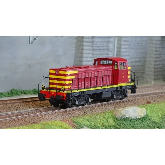 JM-011.S-Ree Access JM011S Locomotive diesel 851, Livrée d’origine, CFL, digitale sonore
