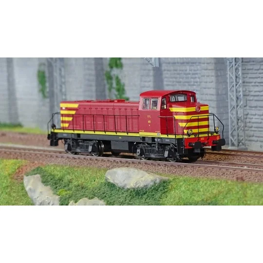 JM-011.S-Ree Access JM011S Locomotive diesel 851, Livrée d’origine, CFL, digitale sonore