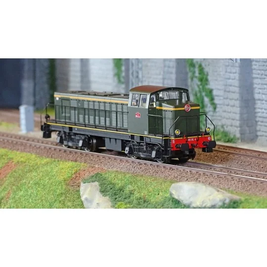 Ree Access JM012 040 DE 4 diesel locomotive, original livery, embos... JM-012-Ree Access JM012 040 DE 4 diesel locomotive, original livery, embossed plates, SNCF