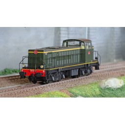 Ree Access JM013S 040 DE 9 diesel locomotive, original livery, embo...